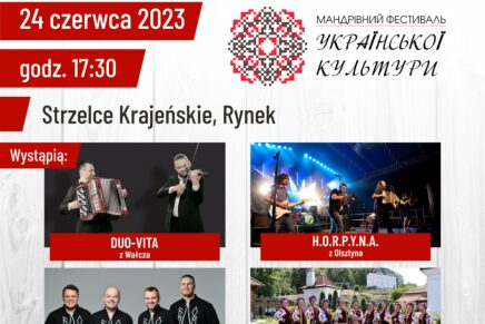 Koncert w ramach XXVII Wędrownego Festiwalu Kultury Ukraińskiej 24 czerwca 2023r.