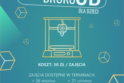 Warsztaty druku 3d -ruszyły zapisy!