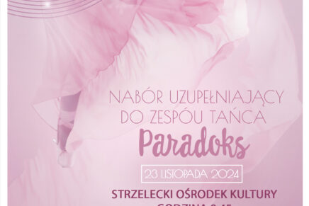 Nabór PARADOKSu do najmłodszej grupy!