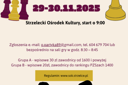 Jesienny turniej szachowy na kategorie