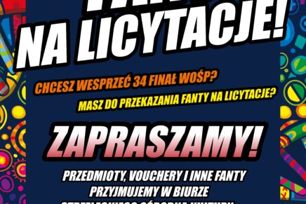 Zbiórka fantów na licytacje 34. Finału WOŚP