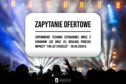 Zapytanie ofertowe – technika estradowa