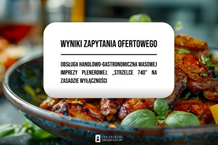 Wyniki zapytania ofertowego – gastronomia
