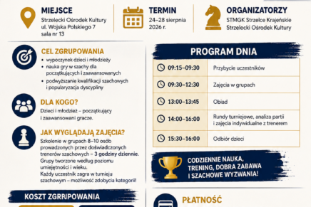Letnie zgrupowanie szachowe